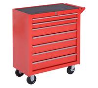 DURHAND Carro de Herramientas con 7 Cajones Caja Taller Mueble de Almacenamiento para Taller Garaje y Hogar Chapa de Acero Ruedas Aosom España