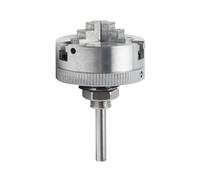 Durlo Mandril de cuatro mordazas Z011A para minitorno de metal, aleación de zinc, biela de conexión de mandril de cuatro mordazas, accesorio para minitorno con pinza.