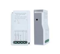 Durlo Módulo de termostato inteligente WiFi: sensor de temperatura y humedad para armar uno mismo, salida dual de 15 A, control remoto de 2,4 GHz mediante la app Smart Life
