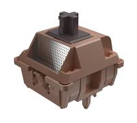 DUROCK Mocha Chocolate - Interruptores T1 - Interruptor táctil Full POK T1 - 62 g - Muelle largo - Difusor de luz - 5 pines - Interruptores mecánicos lubricados - 70 piezas