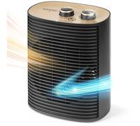 Duronic HV32 BK, Termoventilador 2000 W, Calefactor Eléctrico Bajo Consumo