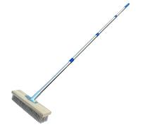 Duty Duty Duty - Brush Brush | Gestión Larga Escoba Para Patio Y Jardín | Exfoliante Exterior Para Musgo, Malezas, Eliminación De Algas | Herramienta De Basura Duradero Para, Cemento Y Puente