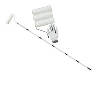 Duty - Mango de extensión de rodillo de pintura de 67 pulgadas diseñado para superficies elevadas con agarre ergonómico y niveles de asociaciones roscadas. Juego de rodillos de pintura