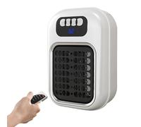 Duvcoywae Calefactor Para Dormitorio | Calefactor de Pared Portátil Pequeño con Ventilador | Unidad De Calefacción Con Mando Silencioso Para Hogar Dormitorio Baño Cocina Oficina Estudio