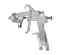 DUVER Pistola de Pintura Neumática Cromada con Boquilla Ajustable