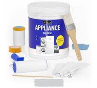 DWIL Pintura para electrodomésticos para refrigerador, pintura a base de agua, pintura para refrigerador, interior, para superficies de plástico y metal en lavavajillas, aire acondicionado, secadora