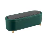 Dxcaicc Caja de Condimentos Integrada 4 en 1 con Tapa Transparente, Contenedor de Almacenamiento de Especias de Rejilla Múltiple, Portador de Sal, Azúcar y Especias