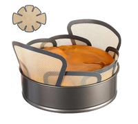 Dybnuhoc Alfombrilla de silicona para hornear, resistente al calor, antiadherente, para horno de cocina, para cocina, encimera, macarrones, pan y pastel