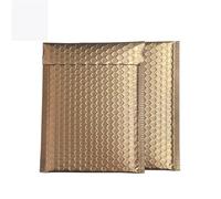 DYYEUAVT Sobres Acolchados 100 Pcs Gift Envelopes Bags for Packaging Bubble Mailers Padded Envelopes Waterproof Packaging Bags Thicken Postage Bag para EnvíO, Embalaje, Correo(Dark Gold,13 * 15cm)