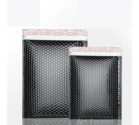 DYYEUAVT Sobres Acolchados 100 Pcs Gift Envelopes Bags for Packaging Bubble Mailers Padded Envelopes Waterproof Packaging Bags Thicken Postage Bag para EnvíO, Embalaje, Correo(Black,13 * 15cm)