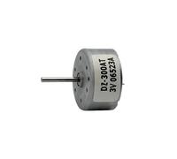 DZ-300AT Mini 300 Motor DC 3V 3,7 V 5V 6V 7550RPM Micro 24mm Motor de husillo redondo 15mm eje largo