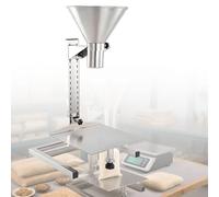 DzkZen Acero Inoxidable Tolva, Líquido Pasta Tolva De Llenado, para Líquidos Llenado Contenedor, Funnel De Acero Inoxidable De Servicio Pesado con Stand 14cm