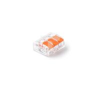 E.4191T Conector rápido palanca 3x 0,2-4,0mm2 transparente