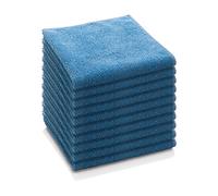 E-Cloth Paño de Microfibra de Uso General, paño de Limpieza Multiusos para Superficies del hogar, Lavable y Reutilizable, 100 Lavados, Azul, Paquete de 10