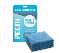 E-Cloth Paño de Uso General, Microfibra, Alaskan Blue-Paquete de 4, New Version, 4