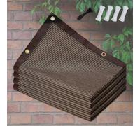 e Cloth - Red cortavientos resistente a los rayos UV con ojales, 10 x 25 m, soluciones de valla de jardín para invernaderos y uso al aire libre, protección eficaz de las plantas