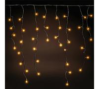E EMOS Cadena de luz navidad LED modelo cascada, 10 m, 600 luces LED, 230 V, 8 modos, luces en cascada para interior y exterior, cortina de luz navidad con IP44, color: blanco cálido