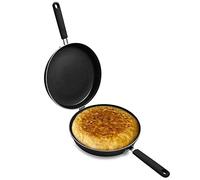 e!Orion Sartén Doble para Tortilla, Aluminio Fundido Antiadherente,diametro 24 cm, Apta para Todo Tipo de cocinas, incluida inducción y Puede lavavajillas