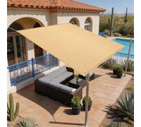 e Sail - Toldo transpirable de 1,1 x 3,7 m, protección solar y resistente al viento, para jardín, terraza o solut