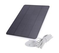 Eacam Cámara de Seguridad Panel Solar Durable Impermeable Cargador 10W para Interior y Exterior PET EVA 1 Unidad (2 piezas)