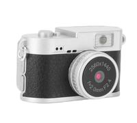 Eacam CÁMARA Llavero Video 2K FHD Foto 2MP Pantalla A Color Flash LED CÁMARA Digital Retro Recargable para MEMORIAS PORTÁTILES (Negra)