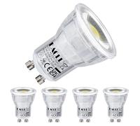 EACLL Bombilla LED Mini GU10 Blanco Luz Diurna 5000K 4,5W, Sustituye a Halógeno 40W, Pack de 4, 360 lúmenes, luz LED sin Parpadeo, ángulo de haz 38 °, MR11 No regulable CA 230 V, Lámpara