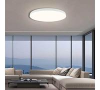 EACLL Plafon LED Techo, Lampara Techo Ø23CM 18W, 1 Unidad, 2000LM, 4000K Blanca Neutro, IP44 Redondo Blanco Plafones para Techo Led, No Regulable, Para dormitorio baño sala de estar cocina