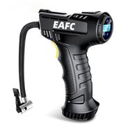 EAFCAuto Compresor Aire Portatil 150PSI 120W - Inflador Ruedas Coche Recargable USB-C, con Pantalla LCD y Luz LED, Hinchador Electrico para Moto/Bicicleta/Balones y Etc
