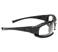 Eagle Indrowtraw: Gafas de protección laboral con lente transparente de policarbonato. Indicadas para: trabajo + moda + sport.Incluye: funda de microfibra y banda elástica.