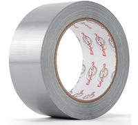 Ealyder Tape Cinta adhesiva americana 50 mm x 27.4 m, Cinta impermeable de tela de para reparaciones, bricolaje, manualidades, uso en interiores y exteriores (1 Rollo - Gris)