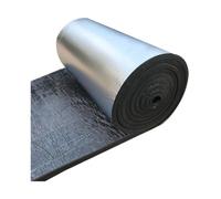 EAmrfvqt Esterilla de Papel de Aluminio, Rollo Aislante de Espuma Aluminio, Autoadhesivo, 5mm, 1x(1-5) m, Suelo Techo