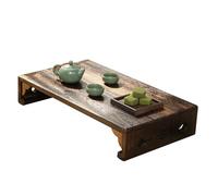 EAmrfvqt Mesa de salón, Mesa de Piso bajo, reposapiés Madera Maciza, sin ensamblaje, Varios tamaños(100x30x11cm/39x12x4.5in)