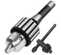 Earl Diamond Portabrocas súper resistente de 1,27 cm de capacidad con vástago R8 integrado de precisión y llave K32 (R8-B16)