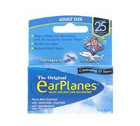 Earplanes Tapones para los oídos de protección auditiva contra el aire de vuelo y el sonido del ruido, 1 par