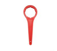 EaseSunny Abridor de tambor multiherramienta 3 en 1 para recipientes de 5 a 55 galones, removedor eficiente de tapa de cubo y llave de tapa para alimentos para sitios de construcción de servicio, rojo