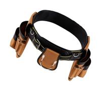 EaseSunny Cinturón de herramientas resistente, bolsa de tela Oxford, juego de bolsas de carpintero, equipo de trabajo 1200D resistente al desgarro con funda para martillo y bolsillos laterales para