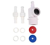 EaseSunny Conector de manguera para limpiador de piscina, kit de tuercas giratorias, para Polaris 280 380 180, Zodiac 3900 Sport 480 Pro, piezas de repuesto D20 D15, compatible con TankTrax Vac-Sweep