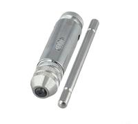 EaseSunny Paquete de llaves de grifo con mango en T para soporte de grifo de tornillo m3-M8 para reparaciones de bricolaje, diseño de trinquete reversible de 85 mm de longitud (llave de grifo)