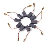 Eastar 10pcs 15 x 8 x 5 mm Cepillos de carbón Reemplazo Adecuado para Bosch GWS 580 GWS 850 C GWS 7-115 GWS 8-125 GWS 9-150CS GWS6-100 D11