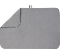 EastElegant Alfombrilla XXL para secadora de platos, microfibra superabsorbente, para platos de cocina, almohadilla seca para platos, utensilios, ollas y sartenes de 43 x 61 cm, color gris