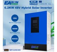 Easun 6.2KW 4KW 3.2KW 2KW inversor Solar híbrido 12V 24V 48V MPPT fuera de la red onda sinusoidal pura 120A 230v 50/60hz cargador inversor Solar SMT-6.2KW-WIFI