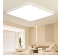 EASY EAGLE Plafon LED Techo, 50CM 52W 4000K Blanco Neutro, Cuadrada