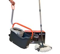 Easy Go Turbo cubo con pedal, escurridor y asa 13L y fregona + recambio Clim Profesional