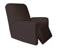 Easy-Going Funda elástica de microfibra para sillón reclinable, 4 piezas, funda de elastano suave para sofá, lavable, protector de muebles con parte inferior elástica para niños, mascotas (reclinable,