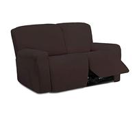 Easy-Going Funda elástica de Microfibra para sofá reclinable seccional de 2 Asientos, Lavable, con Elasticidad, 6 Piezas