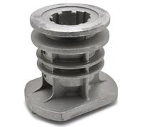 Easyboost soporte de cuchilla portacuchillas para cortacésped Castelgarden GGP Alpina Bestgreen Mountfield Mc Allister Stiga - Ref. OEM 122465608/0, 122465608/1, 122465608/2, 122465608/3