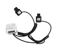 EasyByMall Tuya - Medidor de energía inteligente, monitor de energía bidireccional de 2 canales, medidor de electricidad WiFi con abrazadera CT para gestión de energía en el hogar