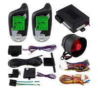 EASYGUARD EC202 - Sistema de alarma de coche de 2 vías con pantalla LCD de arranque remoto del motor y sensor de microondas DC12V