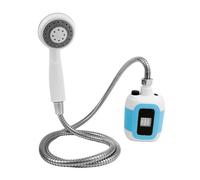 EASYmaxx Camping Ducha Ducha Riego Exterior Portátil con Batería Bomba