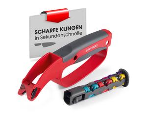 EASYmaxx Herramienta Afilador Cuchillas Tijeras Multi Afilador 6 Insertos